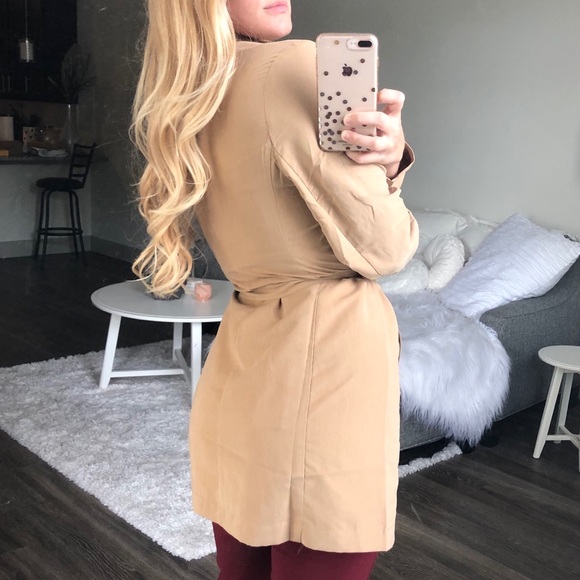 LAST ONE Wayward Wrap Jacket - Camel - Picture 3 of 3